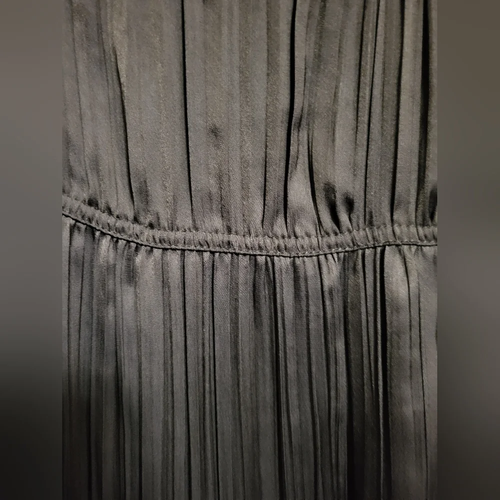 Anthropologie Ruched Slip Dress - black - Picture 5 of 6